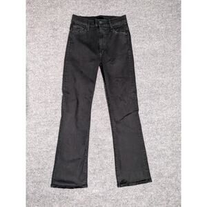 Mother Jeans Womens Size 24x26 The Insider Crop Black